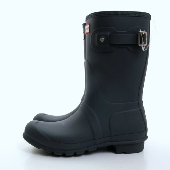 NIB Hunter Original Short Rain Boots in Navy Women Size 9 - Picture 4 of 16